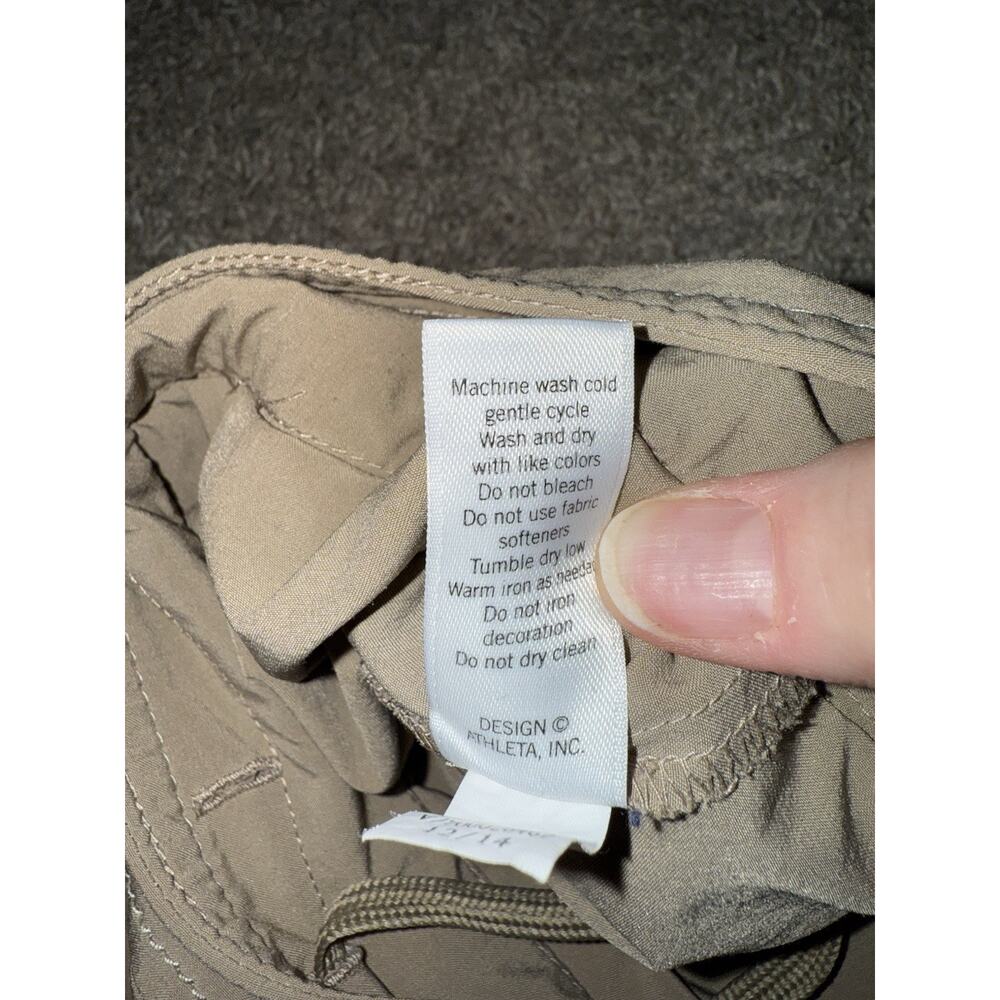 Athleta Womens Everyday Skort Sz 8 Classic Taupe Stretch #983365 Active Side Zip - Picture 8 of 11